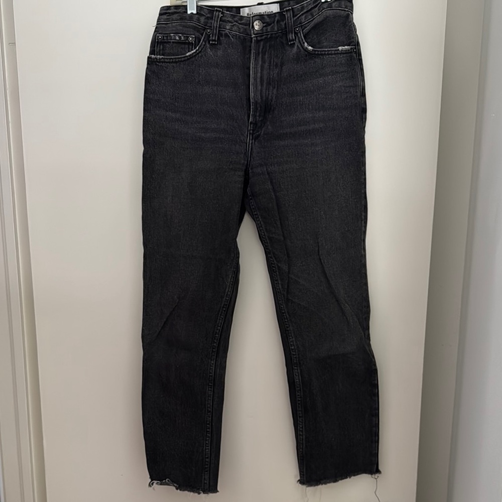 Reformation Black Ankle & Cropped Denim